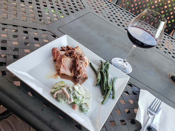 Pairing an Australian Shiraz with a Pork Loin