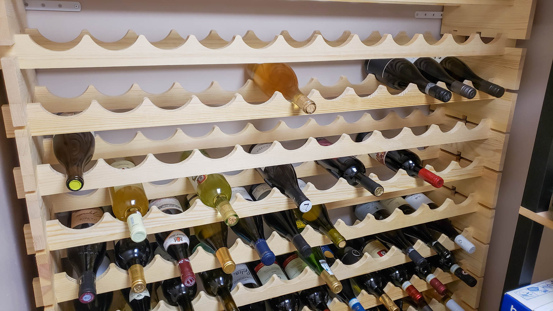 How to Build a Wine Cellar With 192 Bottle Capacity for 250