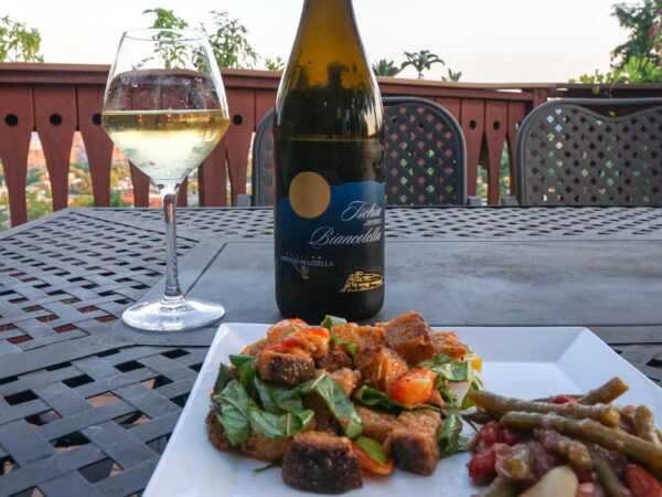 Panzanella and Tomato Bean Salad Pairing with Wine