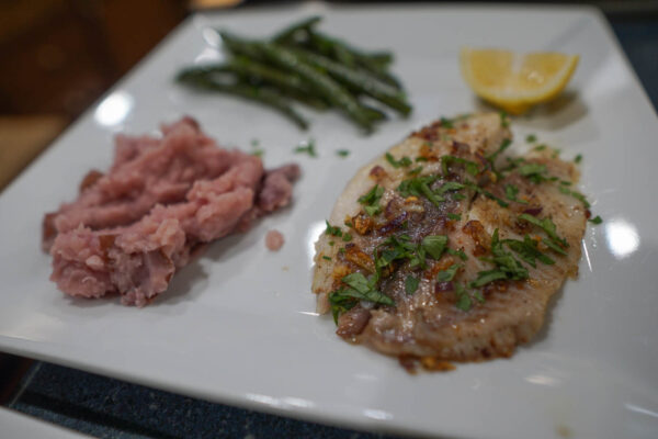 Pan Seared Tilapia Filet