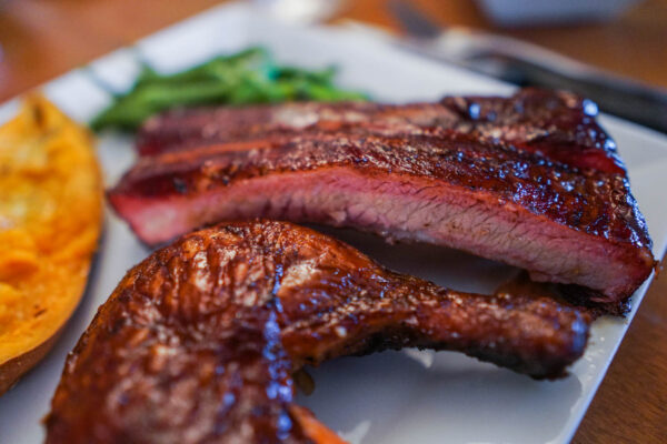 Smoked Ribs with Smoke Ring