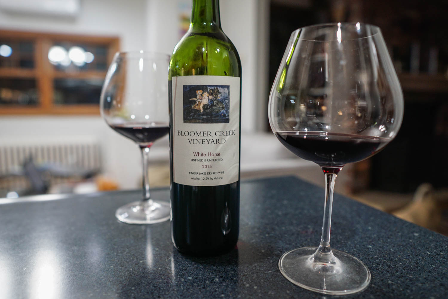 Burgundy Red Wine Glass