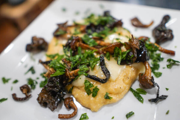 Pinot Noir Pairing - Polenta with Mushrooms