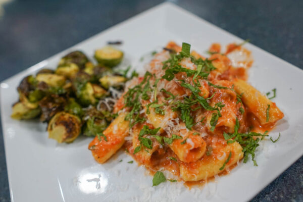 Homemade Pasta with Vodka Sauce