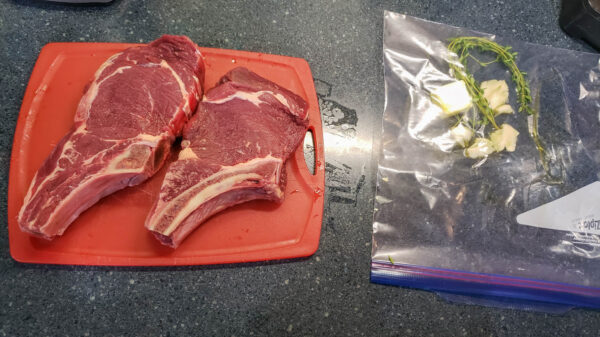 Cooking Rib Steaks Sous Vide Style
