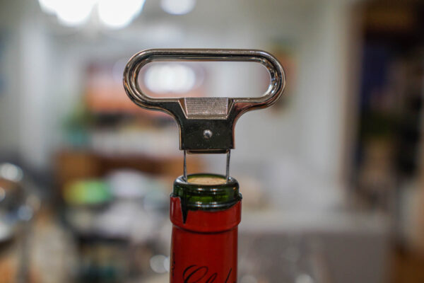 Two Prong Wine Opener in Wine