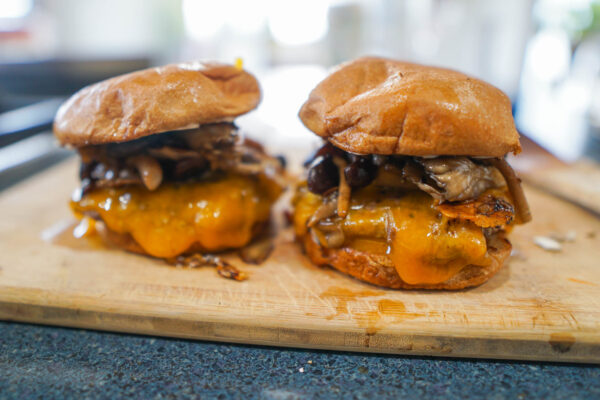 Homemade Burgers for Syrah Pairing