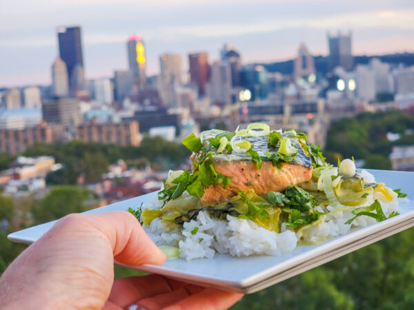 Condrieu Food Pairing - Thai Green Curry with Salmon