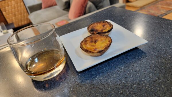 Cream Sherry and Pasteis de Nata