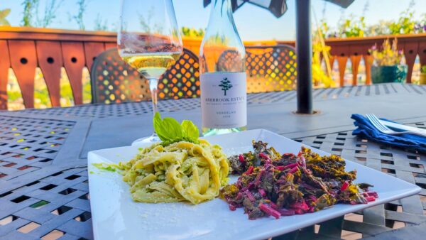 Verdelho Food Pairing - Garlic Scape Pasta