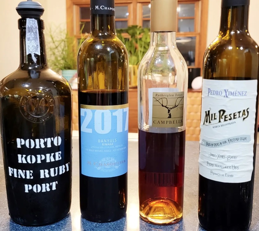 Fortified Wine Blind Tasting Spread