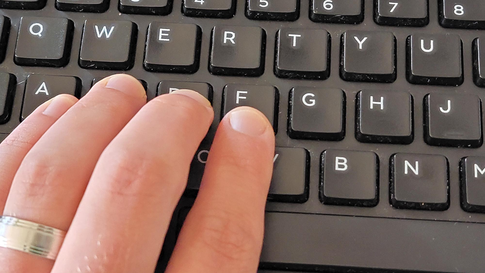 Typing on a Keyboard for WSET D6