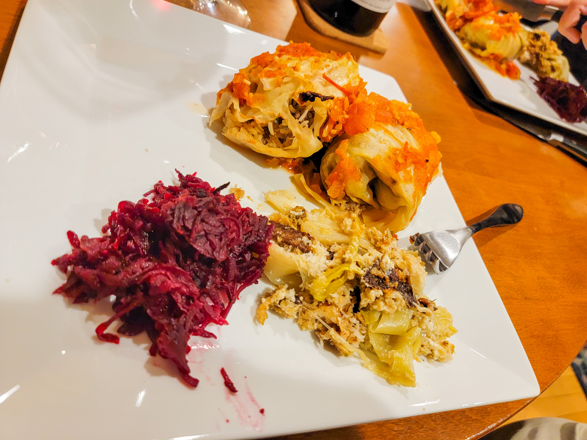 Turkish Red Wine Pairing - Stuffed Cabbage Rolls