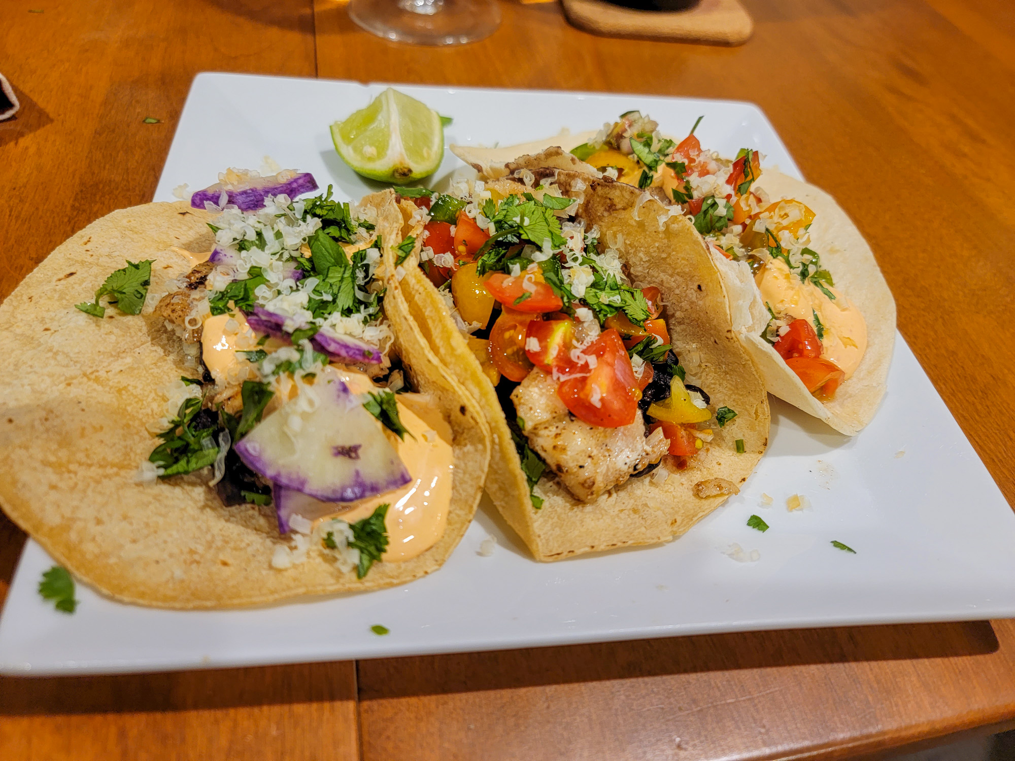 Txakoli Food Pairing - Fish Tacos