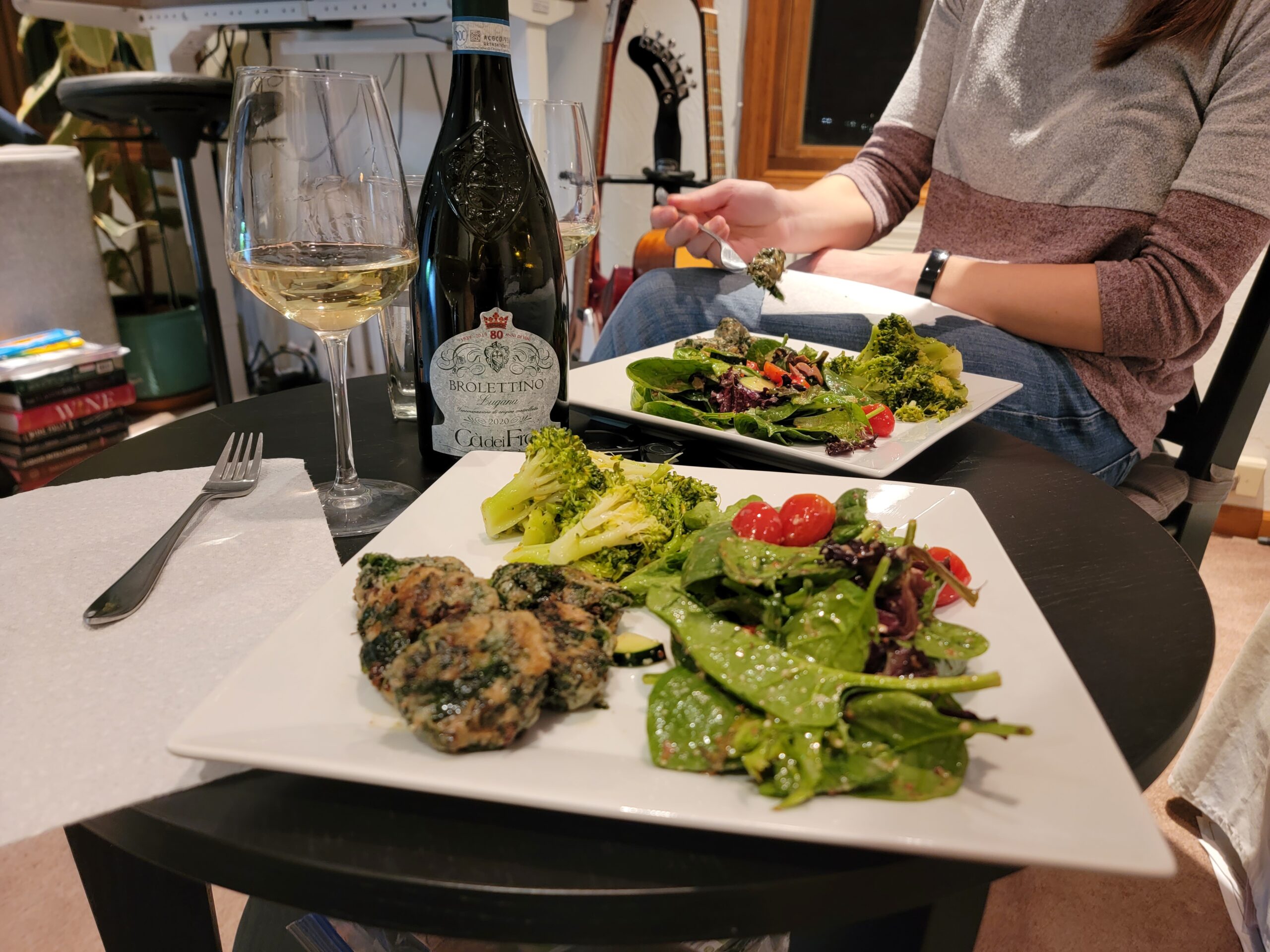 Turbiana Food Pairing - Malfatti and Salad