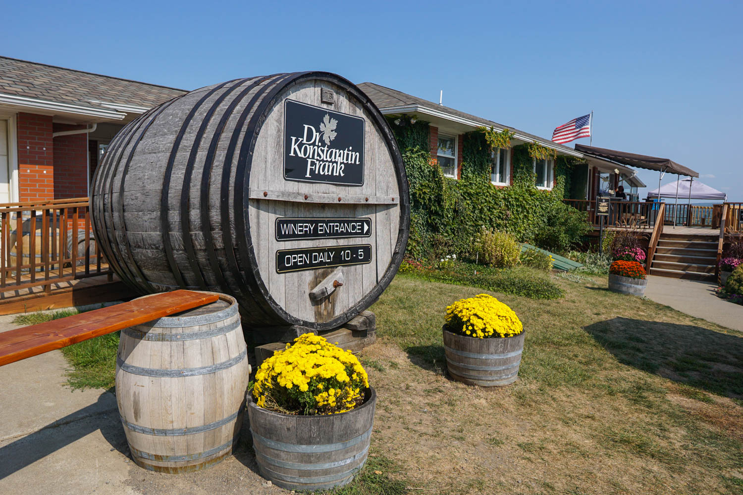 Dr. Konstantin Frank Winery in the Finger Lakes