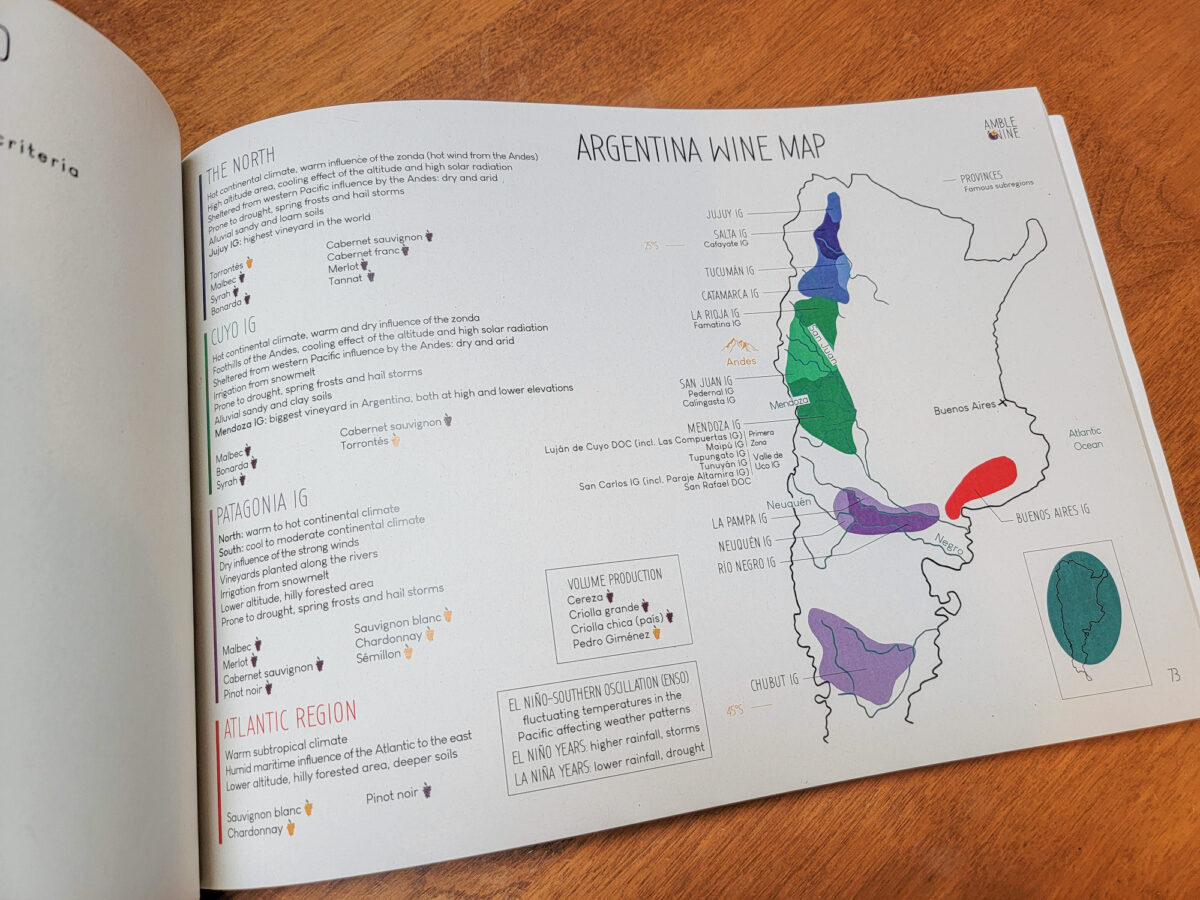 Amble Wine Map Book
