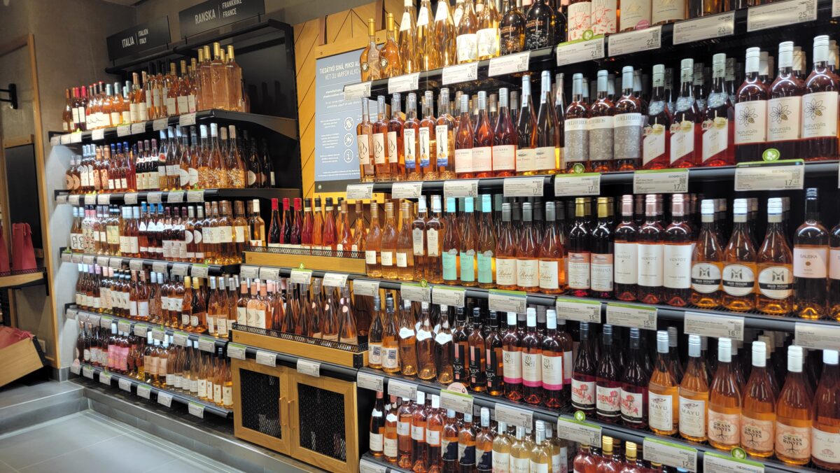 Rose Wine at Alko Arkadia