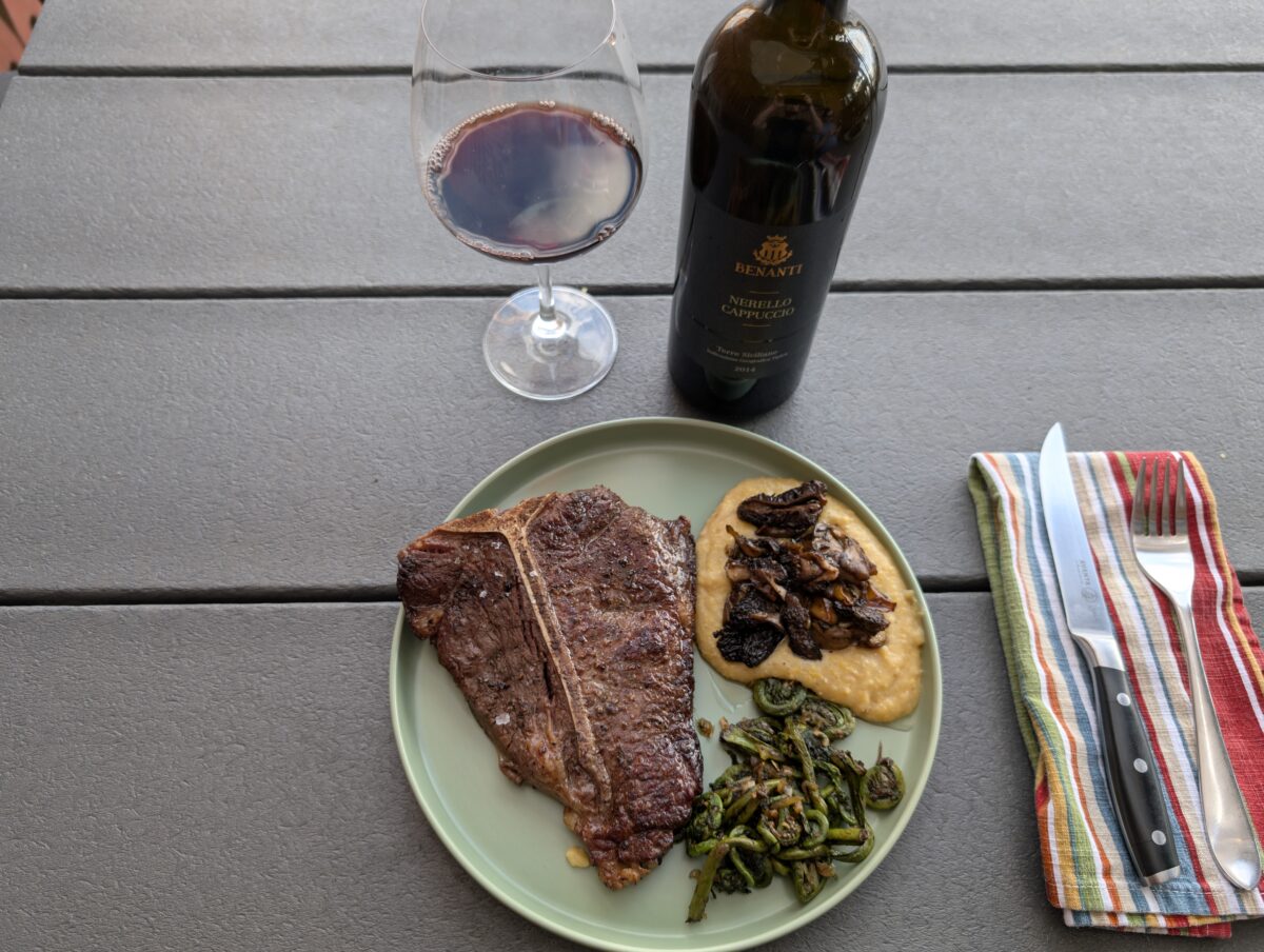 Nerello Cappuccio Food Pairing - Steak