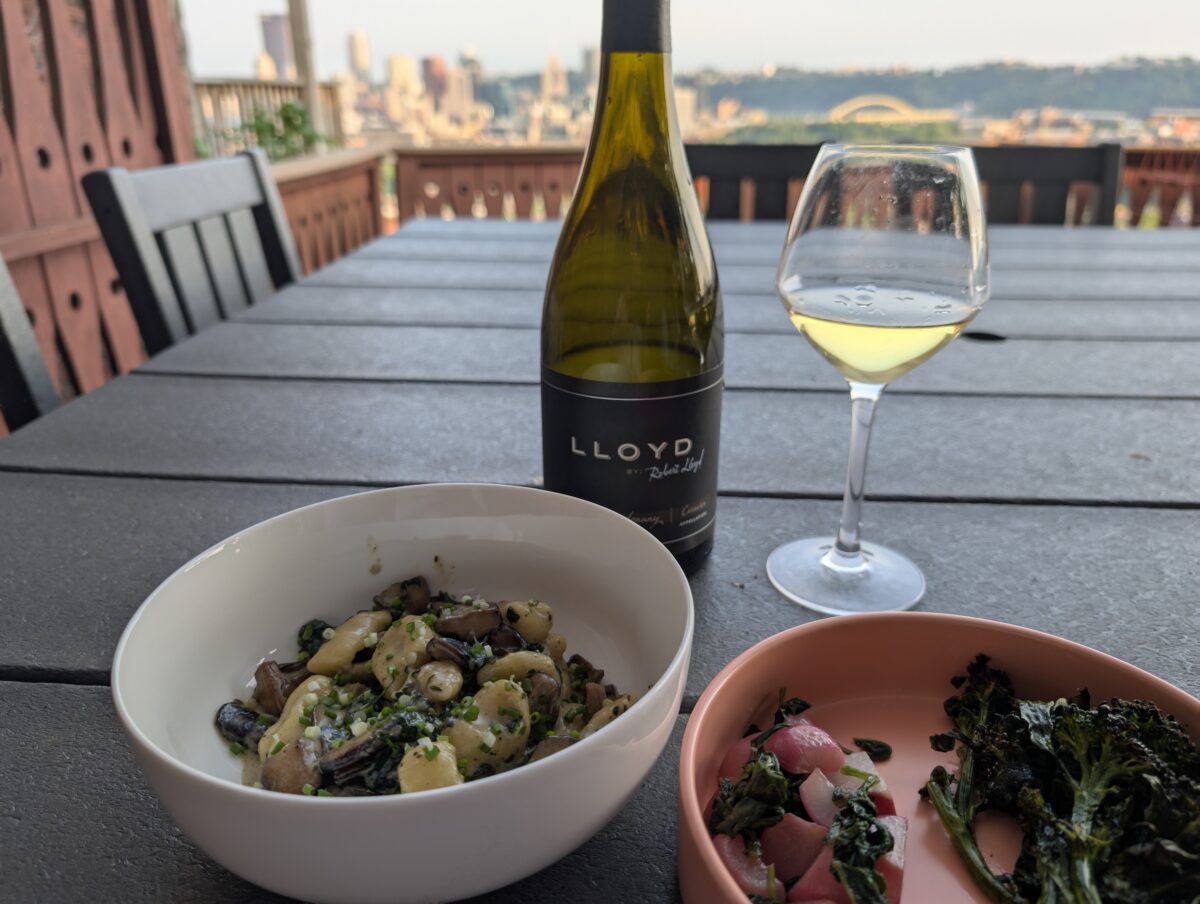 Chardonnay Food Pairing - Gnocchi with Mushroom