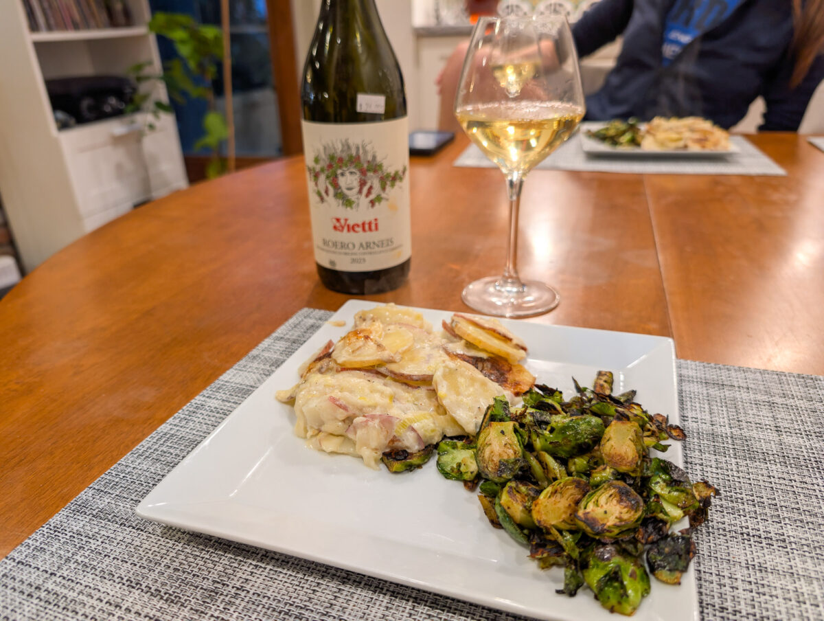 Arneis Food Pairing- Leek and Potato Gratin Arneis Food Pairing - Leek and Potato Gratin