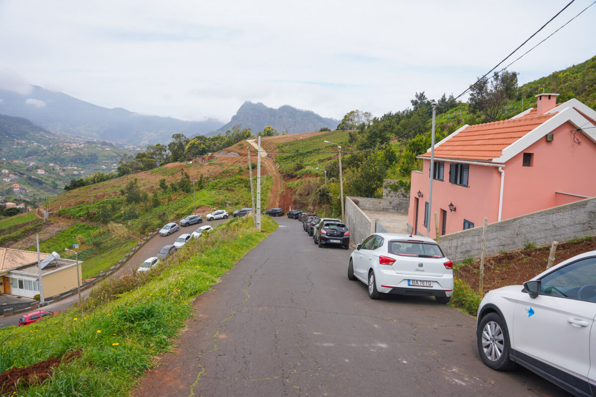 Cars on a Hill in Madeira Cars on a Hill in Madeira