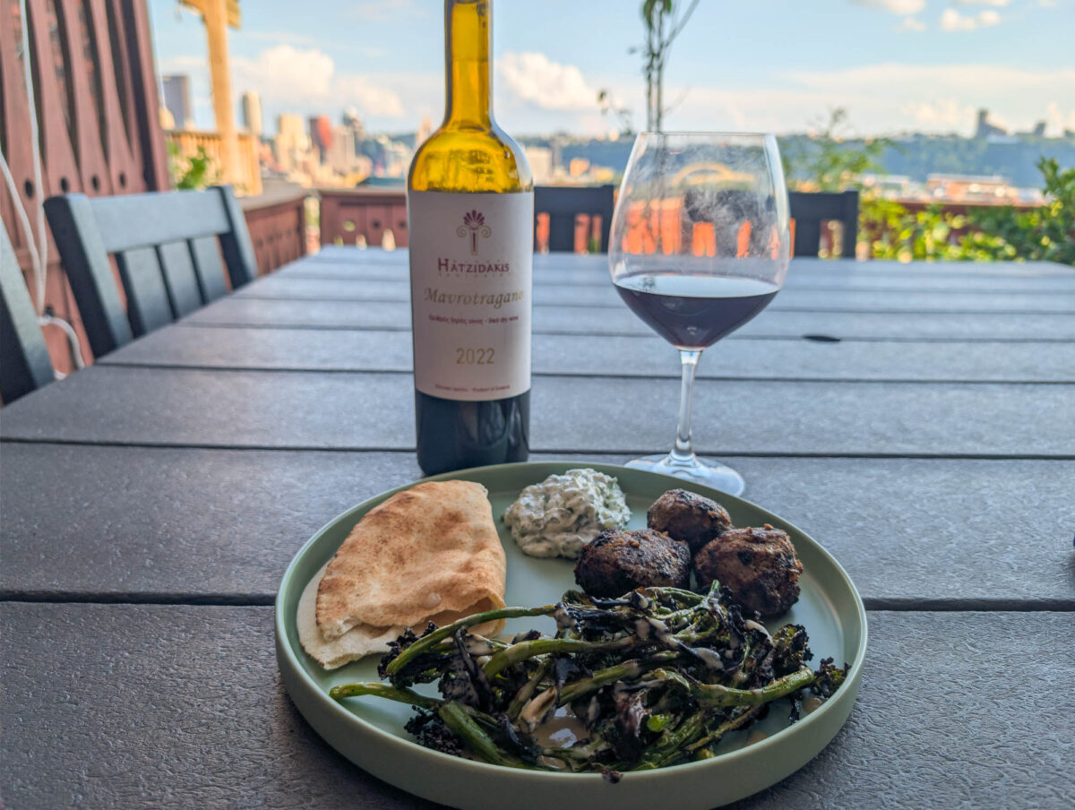 Mavrotragano Food Pairing - Moroccan Lamb Meatballs Mavrotragano Food Pairing - Moroccan Lamb Meatballs
