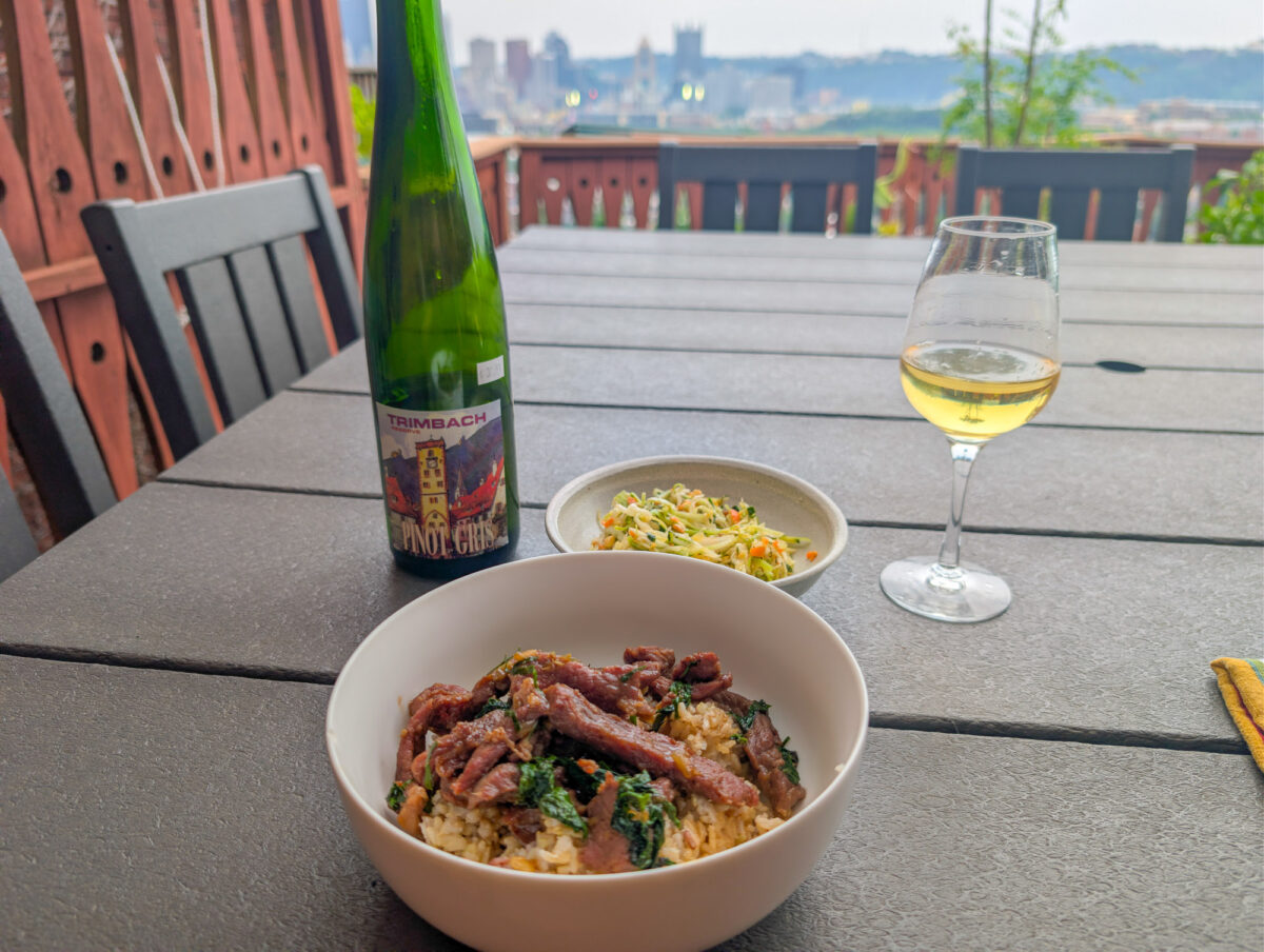 Pinot Gris Food Pairing - Thai Basil Beef Pinot Gris Food Pairing - Thai Basil Beef