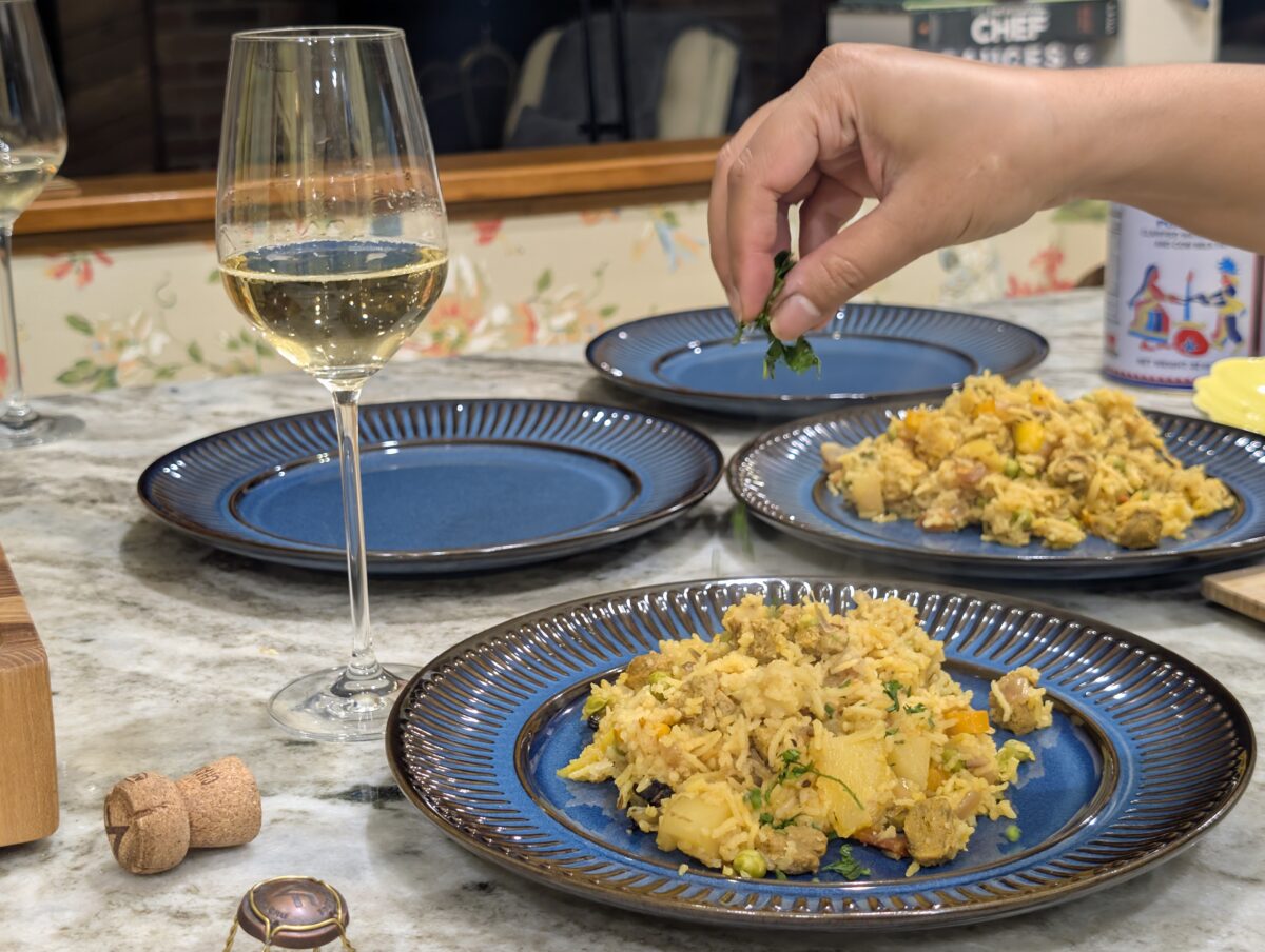 Champagne Food Pairing - Indian Pulao Champagne Food Pairing - Indian Pulao