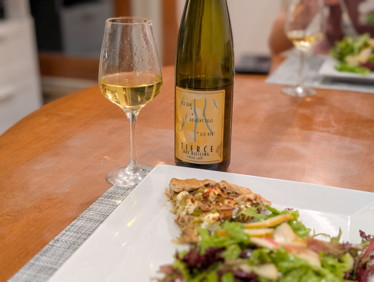Tierce Food Pairing - Leek Tart Tierce Food Pairing - Leek Tart